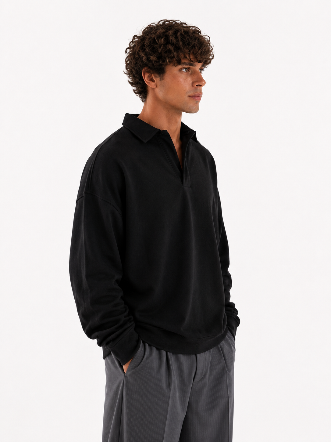 Brown Oversized Polo