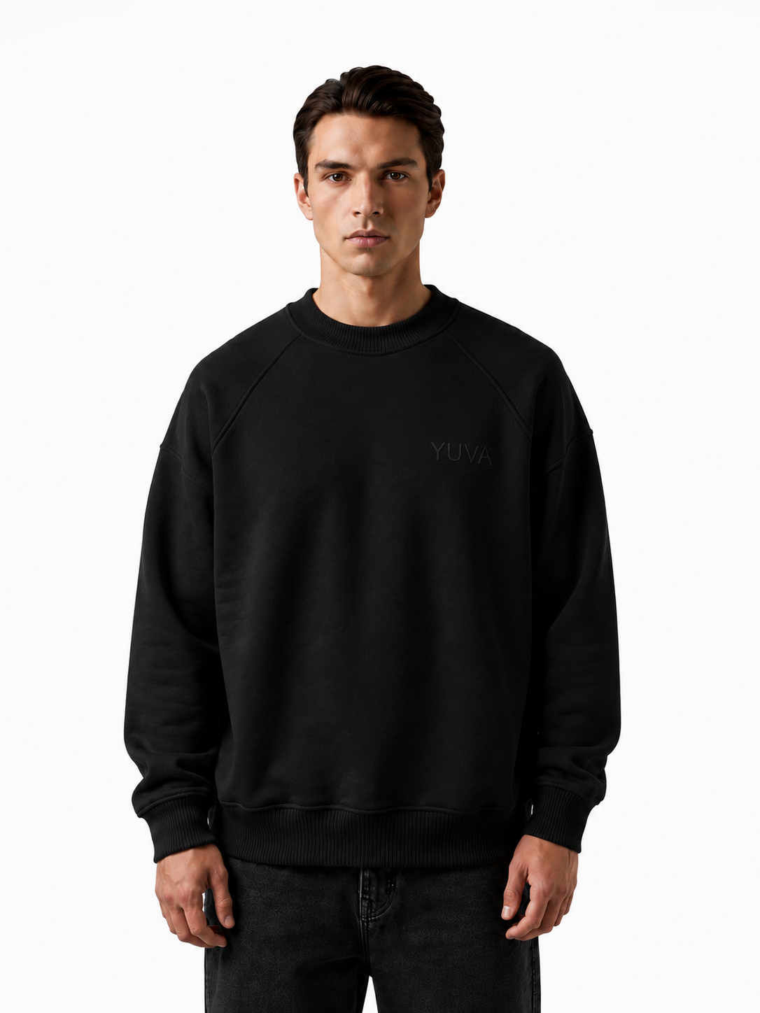 Oversized Sweatshirt - Beige