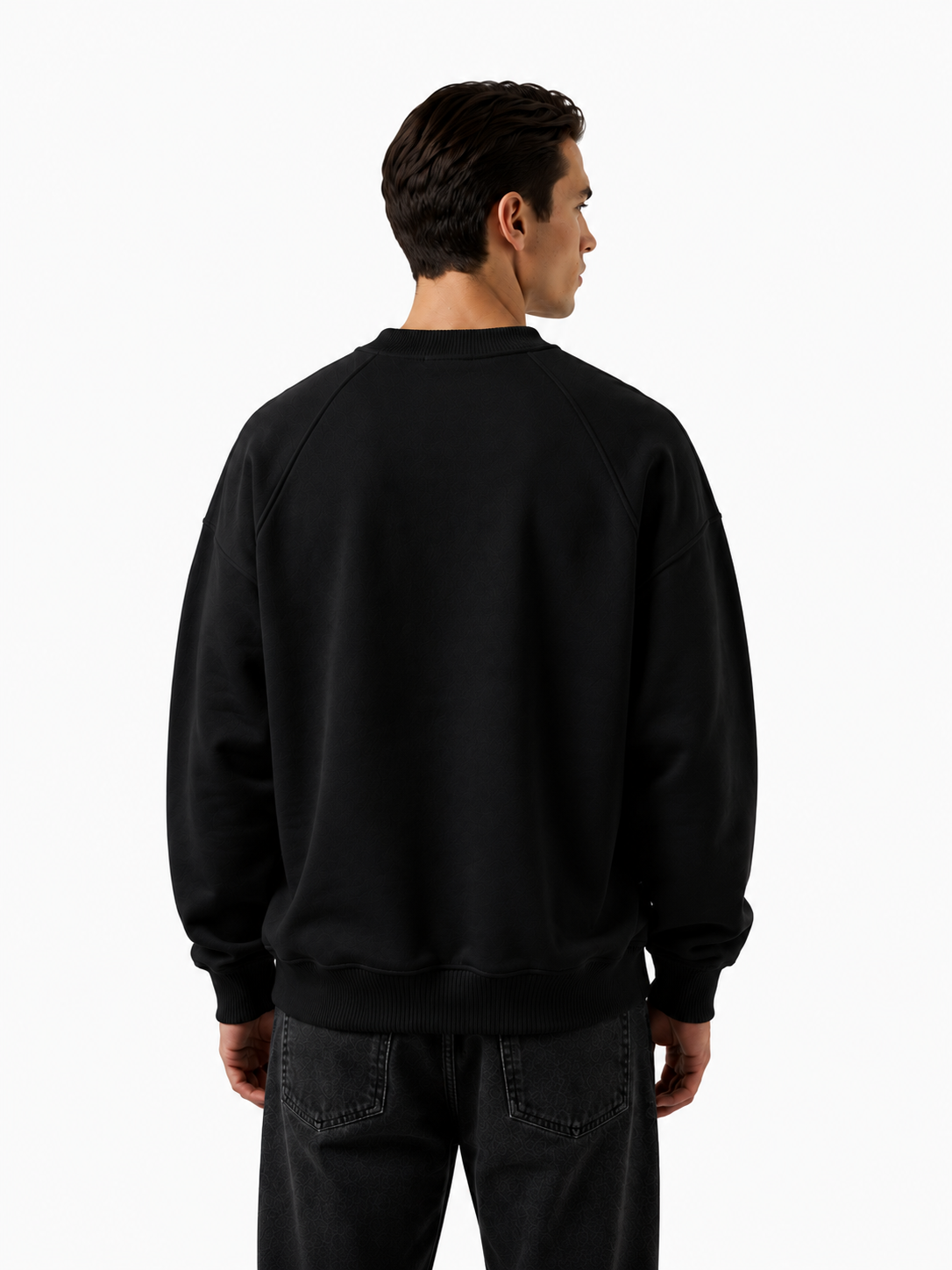 Oversized Sweatshirt - Beige
