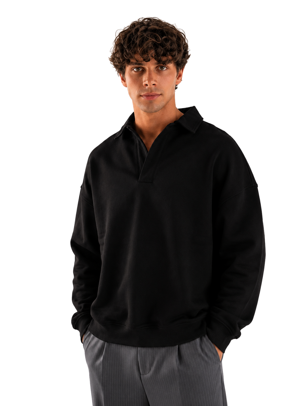 Brown Oversized Polo