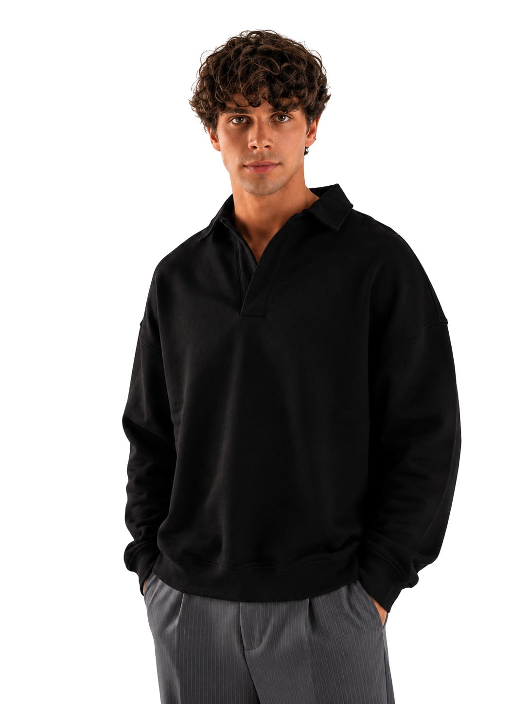 Brown Oversized Polo